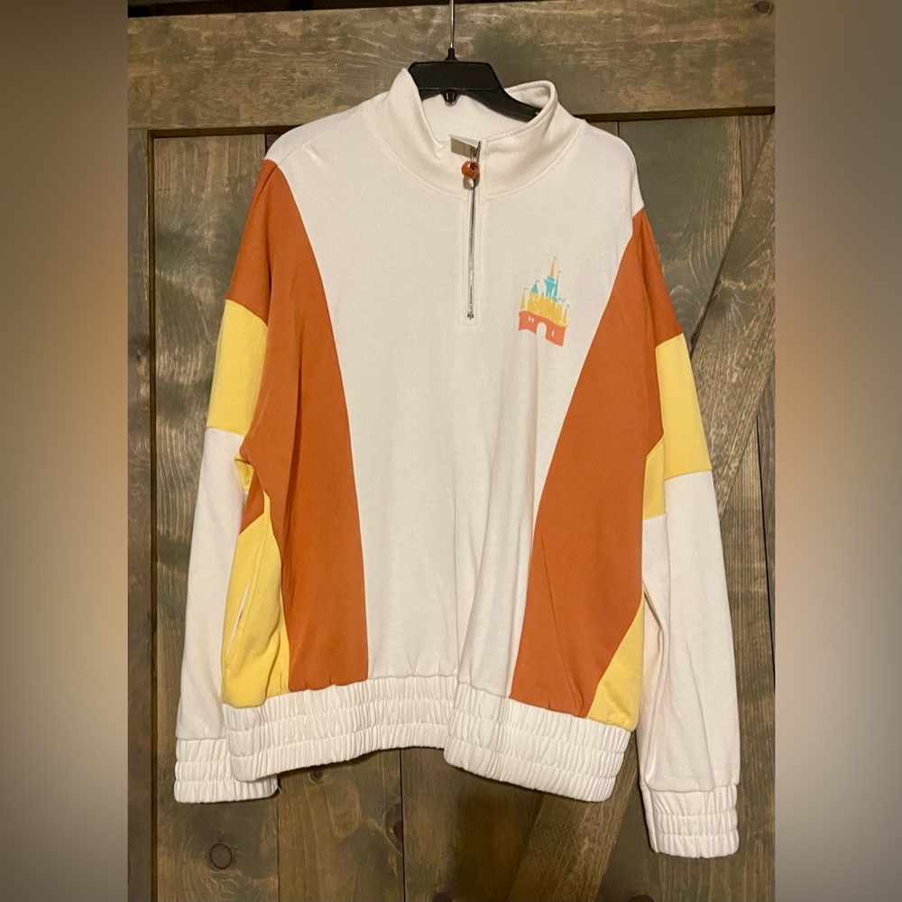 NWT Disneyland quarter zip sweatshirt size XL